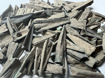 Ancient Greek/Roman Bronze Arrowhead 400 BC (Uncleaned Imperfect)