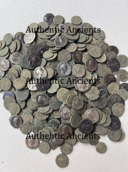 High Quality Genuine Uncleaned Ancient Roman Coin(SILVER COINS INCLUDED)